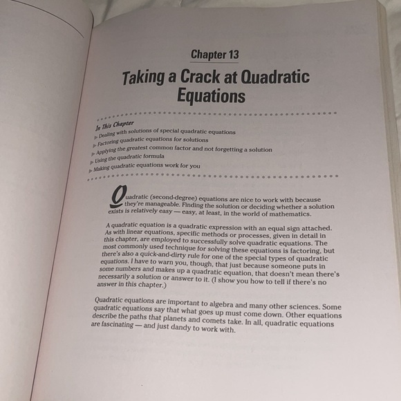 Algebra 1 for Dummies  Book by Mary Jane Sterling - Picture 7 of 7